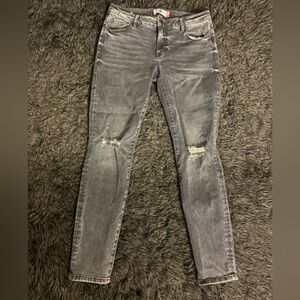 Grey CAbi Ripped Skinny Jeans